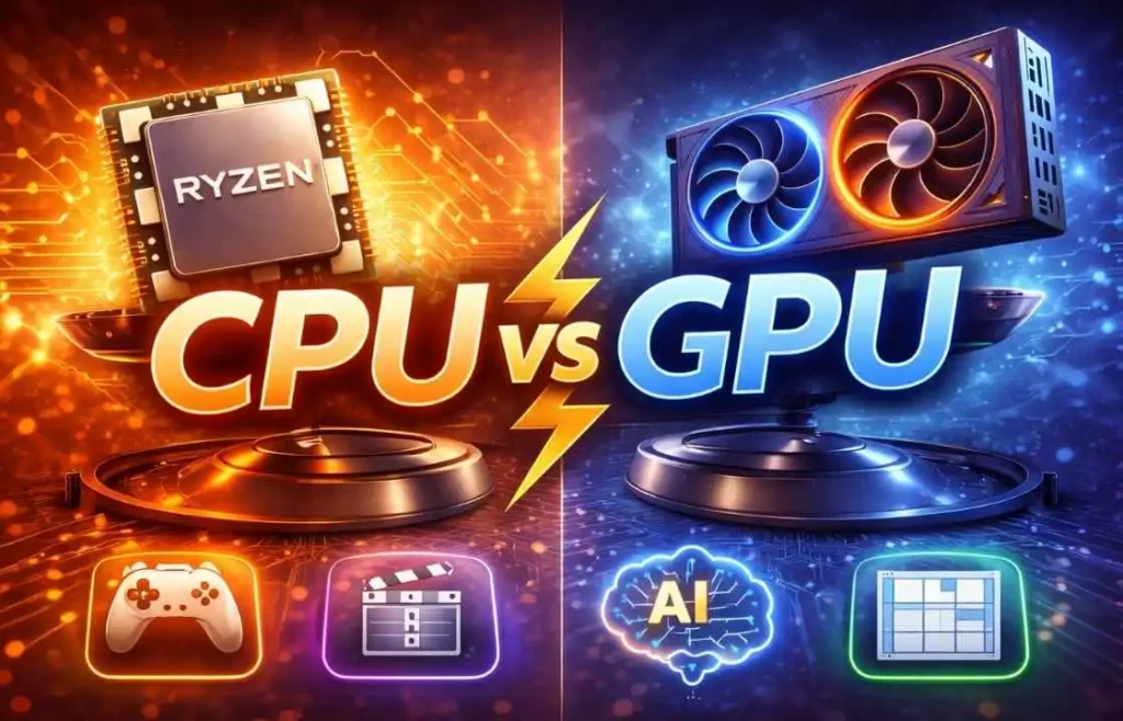 Difference Between CPU and GPU: Which One Drives PC Performance